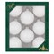 Christmas By Krebs Classic White Velvet Ball Ornaments 3 in. CBK02613 - alternate 1